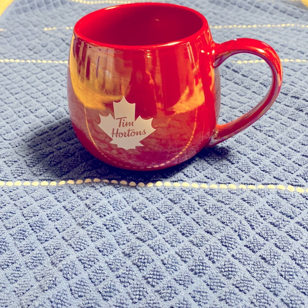 Tim Hortons Iridescent red mug 2020